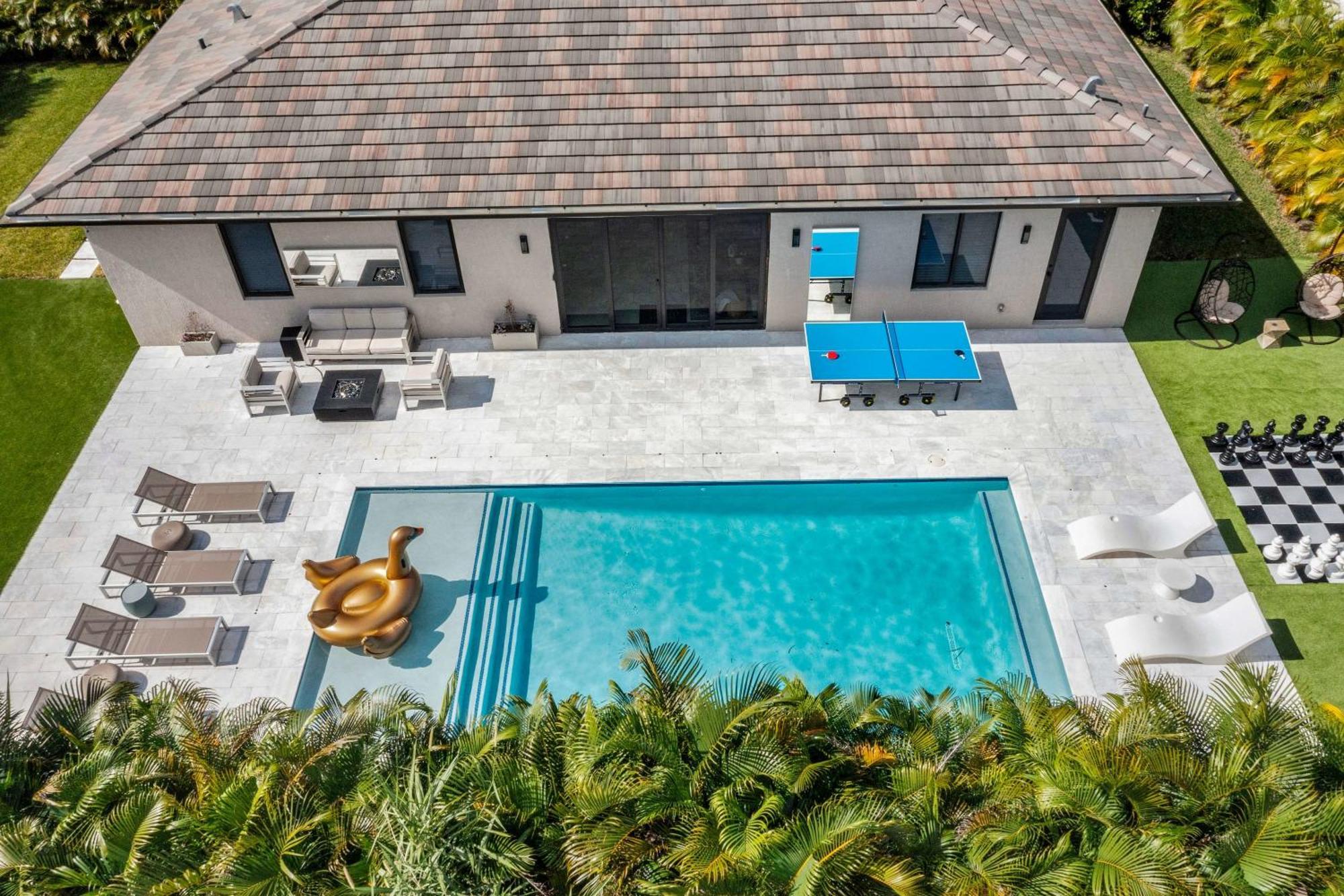 Luxury Villa Amara W/Heated Pool/Sauna/Gym/Bbq Miami Bagian luar foto