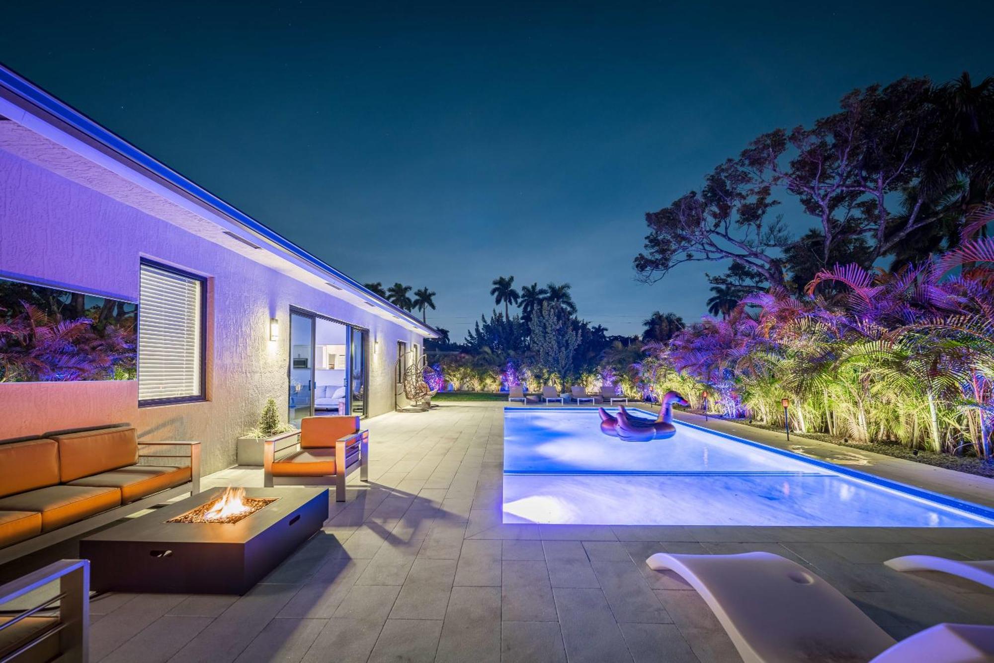 Luxury Villa Amara W/Heated Pool/Sauna/Gym/Bbq Miami Bagian luar foto