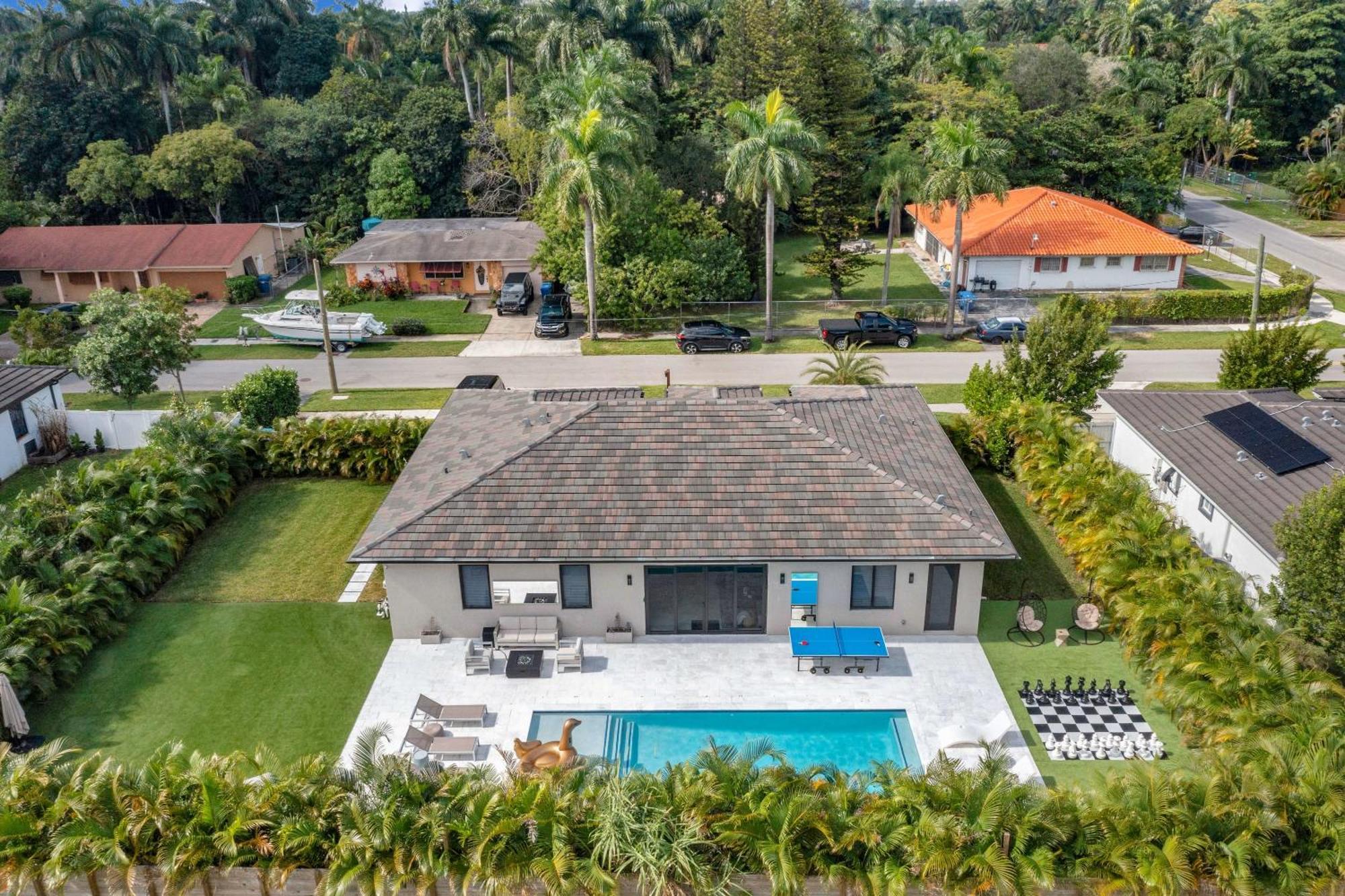 Luxury Villa Amara W/Heated Pool/Sauna/Gym/Bbq Miami Bagian luar foto